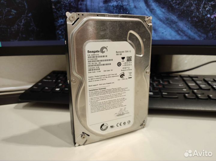 Жесткий диск Seagate 160 гб s/n 6vmpld1c