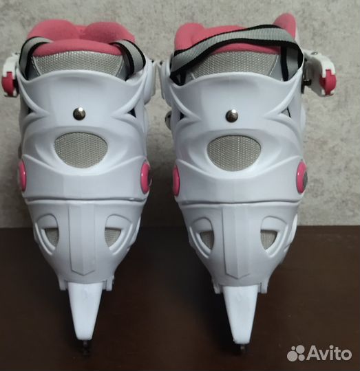 Коньки зимние, раздвижные, размер 33-36