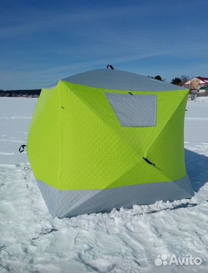 Палатка для зимней рыбалки трехслойная 210х210см