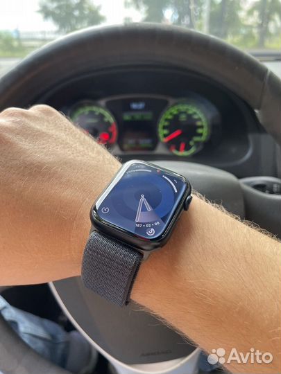 Apple watch series 9 45mm midnight на гарантии