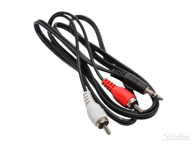 Кабели аудио 2*RCA-Jack 3.5 мм