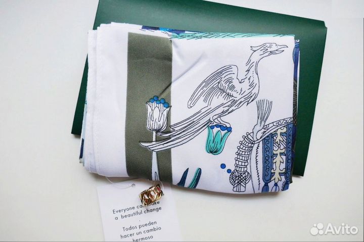 Платок новый в стиле Hermes