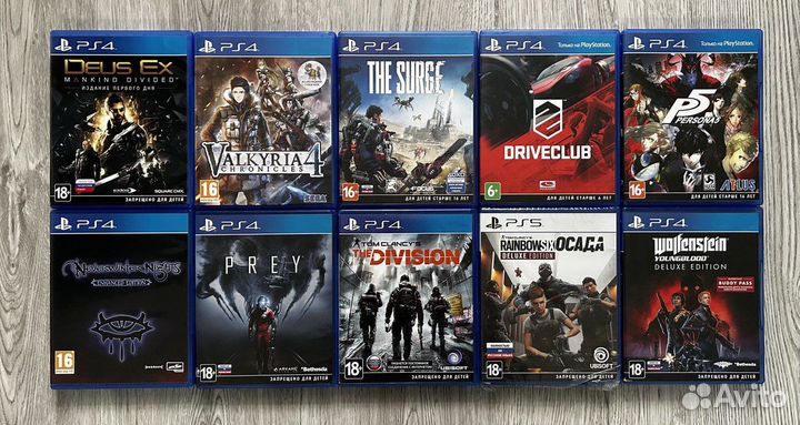 Игры ps4