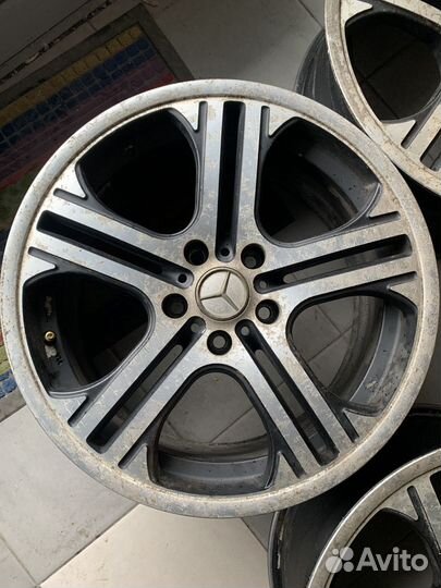 Литые диски r17 на mercedes бу
