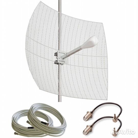 Параболическая антенна 3G 4G Kroks KNA27-1700/2700
