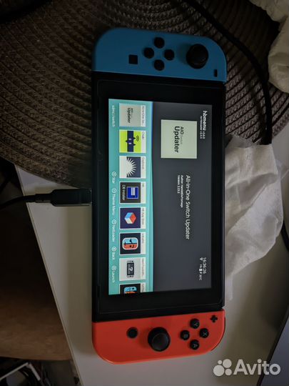 Nintendo switch прошитая 128gb