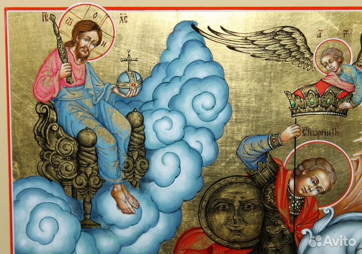 Икона Георгий Победоносец Письмо