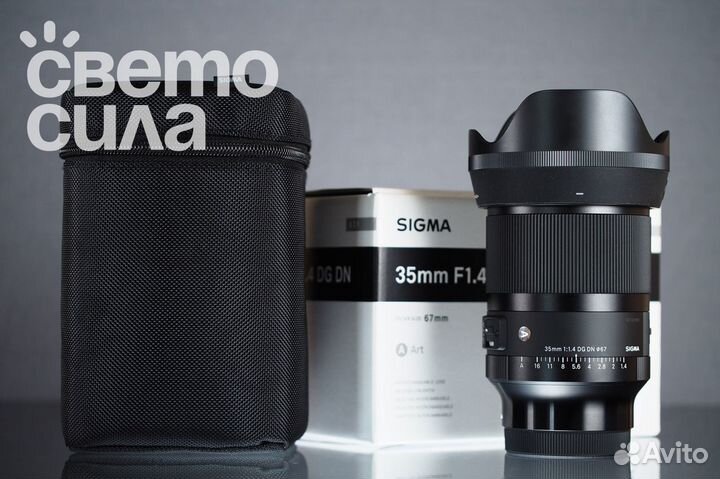 Sigma 35mm f/1.4 DG DN Sony E как новый