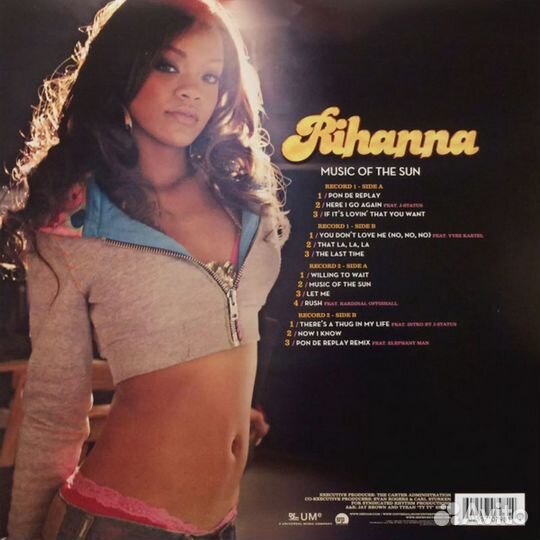 Пластинка Rihanna - Music Of The Sun