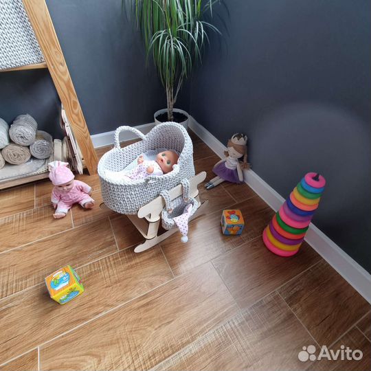 Люлька для куклы/ кукольная кровать