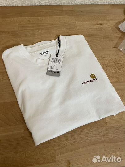 Футболка Carhartt Wip American Script (L) белая