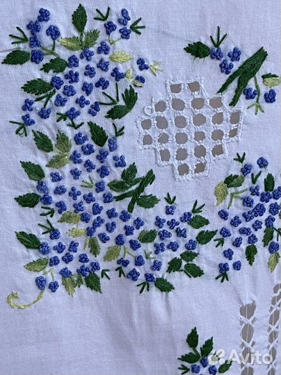 Скатерть ручная вышивка