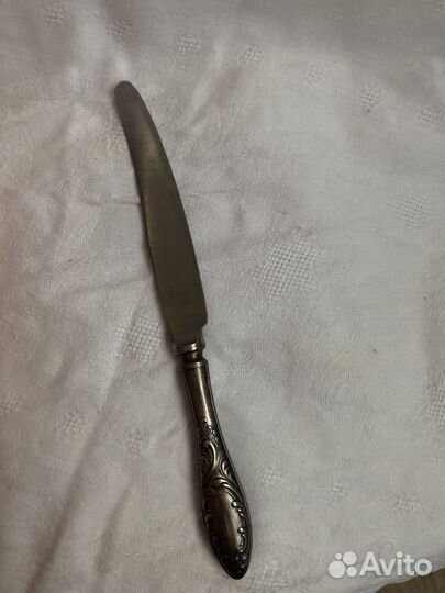 Набор ножей столовых мельхиор СССР