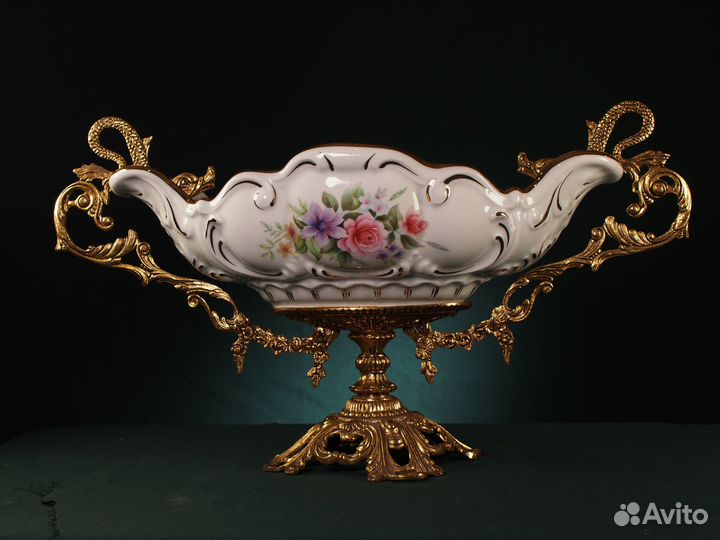 Антикварная ваза-фруктовница. Европа