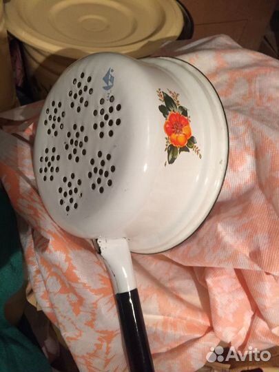 Вёдра Чайник Кофейник со стаканами Эмаль.ссср