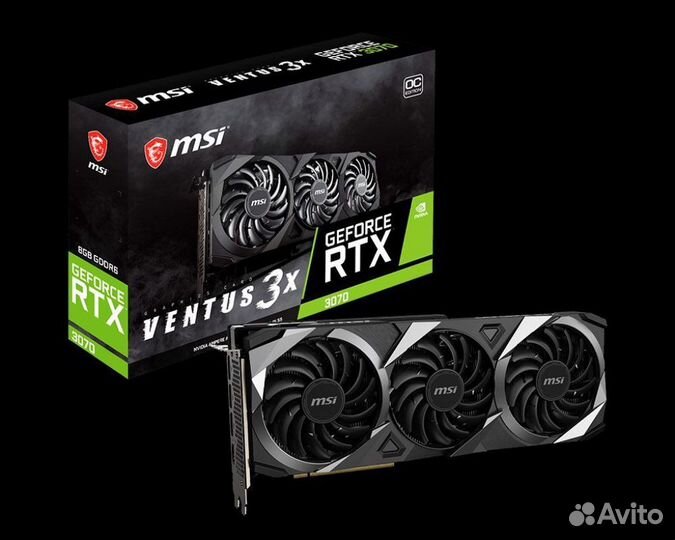 Видеокарта MSI Geforce RTX 3070 Ventus 3X