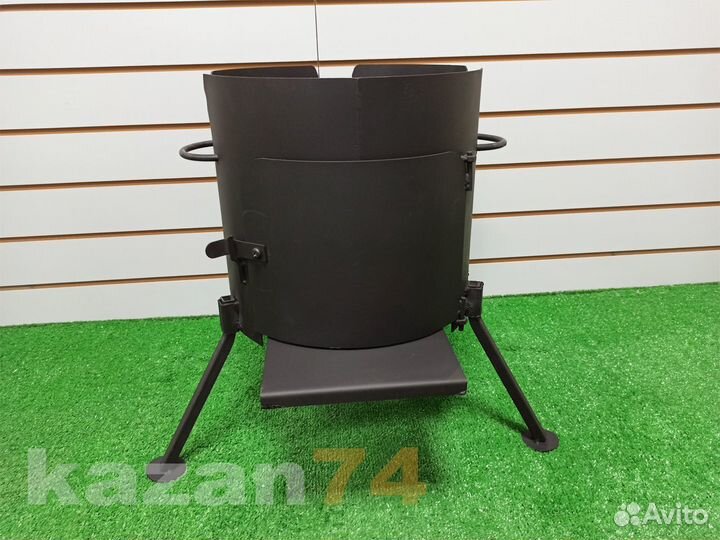 Печь под казан 16л с дверцей d - 41см