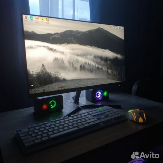 Мощный игровой пк с монитором 165гц RX 580, i5