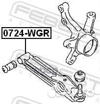 Рычаг подвески нижний перед прав/лев 0724WG