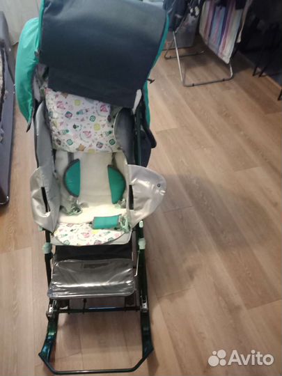 Детские санки коляска ника