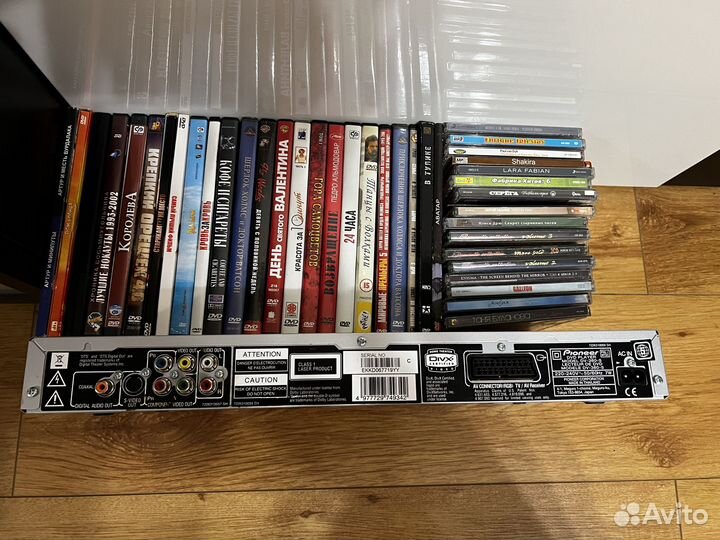 Pioneer DVD player DV-380 и диски (фильмы, музыка)