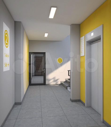 2-к. квартира, 64 м², 7/9 эт.