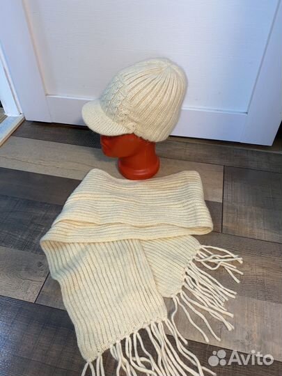 Женский шарф + шапка