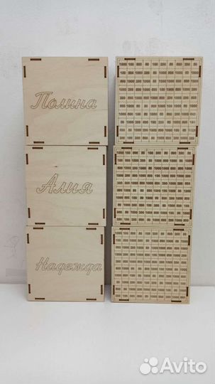 Копилки из дерева.собери 50 тыс