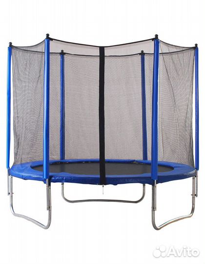 Батут с защитной сеткой 244 см новый + гарантия