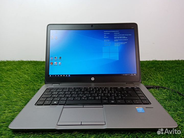 Ноутбук hp elitebook 840G1 i5/8gb/ssd250gb/14