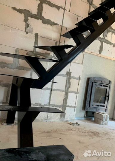 Облицовка бетонных лестниц