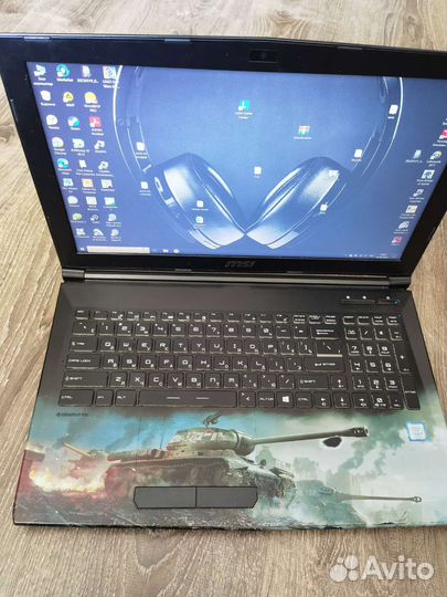 Игровой ноутбук msi gp62m