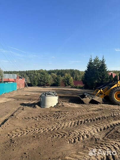 Услуги трактора экскаватора