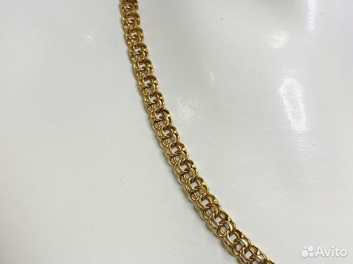 Цепь золотая 52 см (нс13)