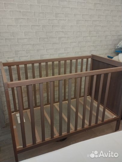 Детская кроватка IKEA sundvik