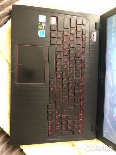 Игровой ноутбук asus / core i5 / GTX 1050