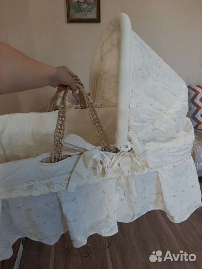 Люлька колыбель плетеная