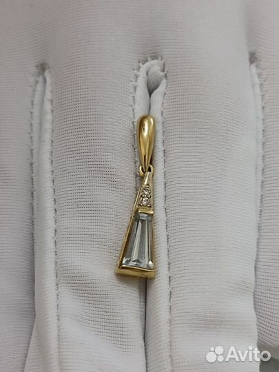Золотая подвеска 1,62г