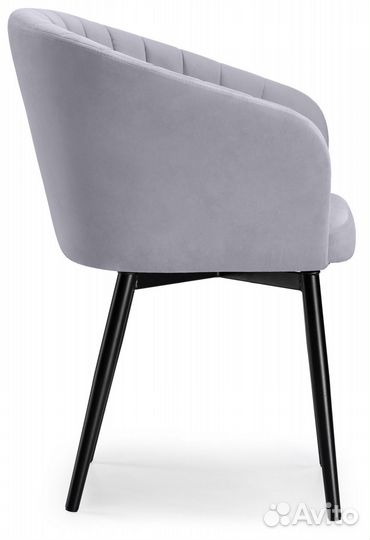 Стул на металлокаркасе Моншау крутящийся черный - velutto 49