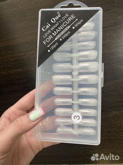 Гелевые типсы и верхние формы