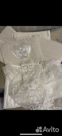 Комплект в кроватку с балдахином