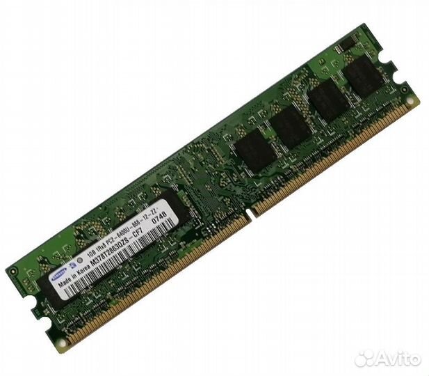 Б/у 1Gb PC2-6400(800) DDR2 Samsung m378t2863qzs-CF