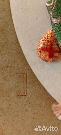 Аппликация осиэ Япония ручная работа ткань