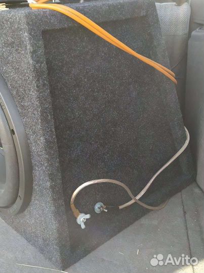 Короб для сабвуфера 12 на трубе