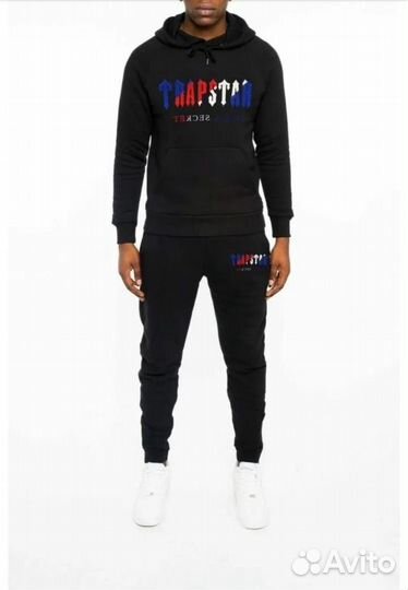 Спортивные штаны с надписью trapstar
