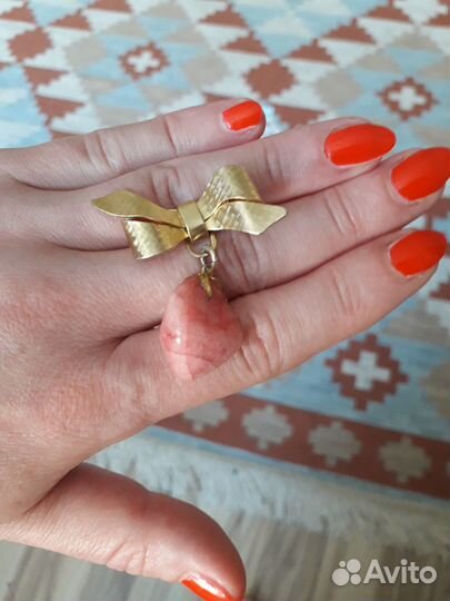 Милая брошь Бантик Винтаж