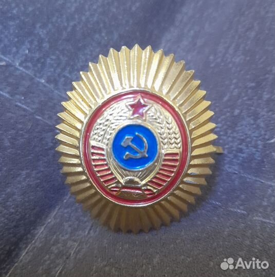 Кокарда милиция СССР