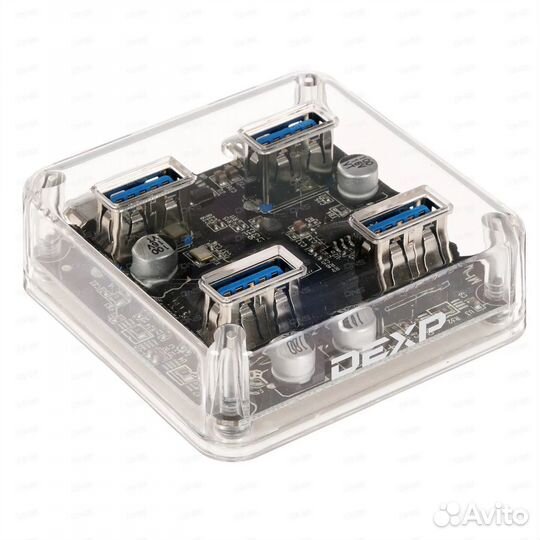 USB 3.2 разветвитель хаб dexp MH4U