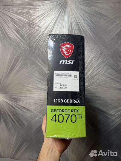 Видеокарта msi rtx 4070ti ventus 3x 12gb