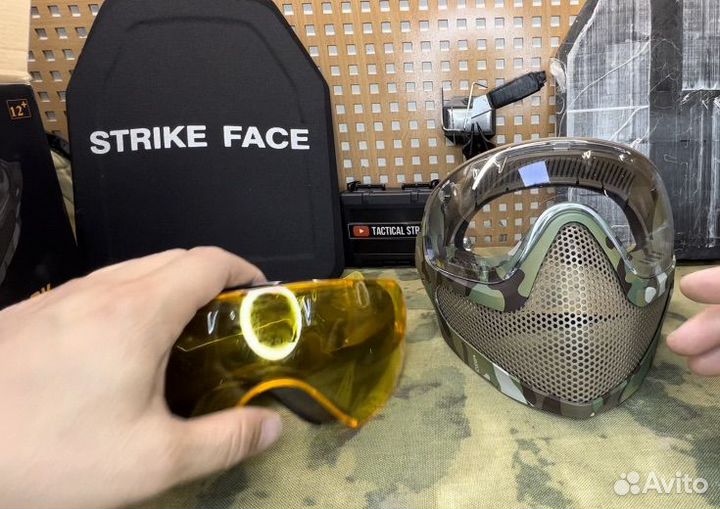 Защитная маска для страйкбола